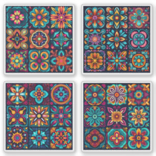 Mosaic Tiles Flower 17 - 20