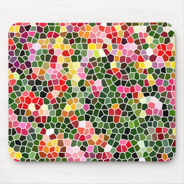 Mosaic Tiles Mouse Mat (Front)
