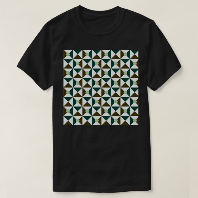 Mosaic Tiles T-Shirt (Design Front)
