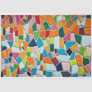mosaic tiles tissue paper