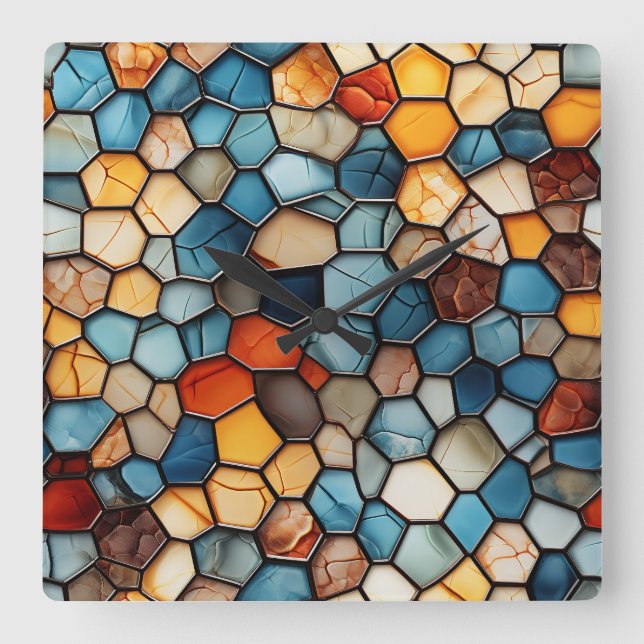 Mosaic Wall Clock (Front)