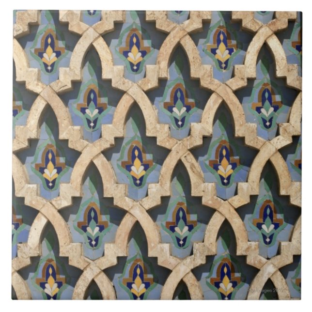 Mosaic Wall, Hassan II Mosque-Casablanca Tile (Front)
