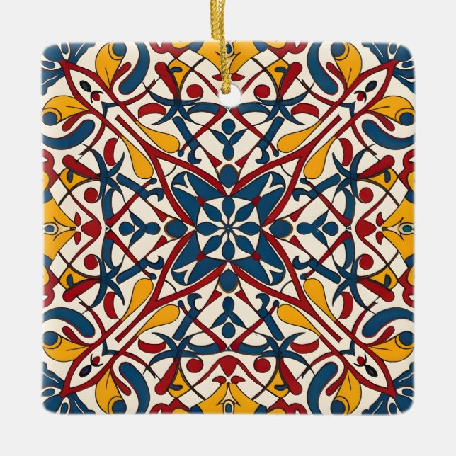 mosaic zellige ceramic ornament (Front)