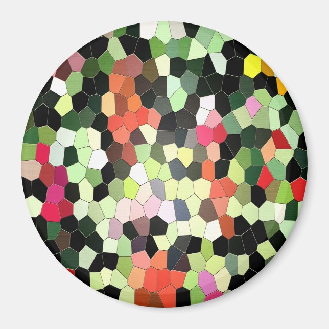 Mosaically Fun..... Magnet (Front)