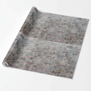 Mosaics art wrapping paper