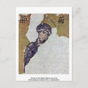 Mosaics In The Hagia Sophia Scene Deesis Postcard