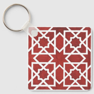 Mosaïque andalouse rouge SEVILLE Key Ring