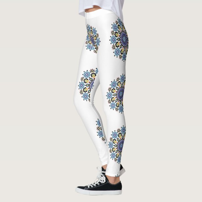 Mosaïque Marocain ! Zellige Marocain Leggings (Left)