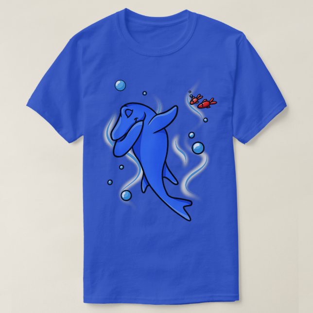 Mosasaurus Dabbing T-Shirt (Design Front)