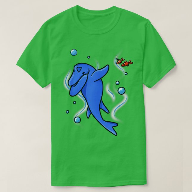 Mosasaurus Dabbing T-Shirt (Design Front)