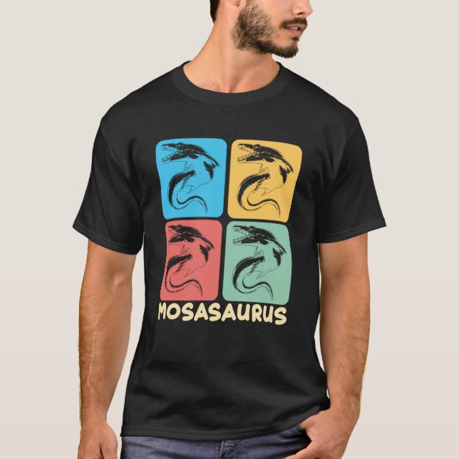 Mosasaurus Dino Prehistoric Dinosaur  2 T-Shirt (Front)