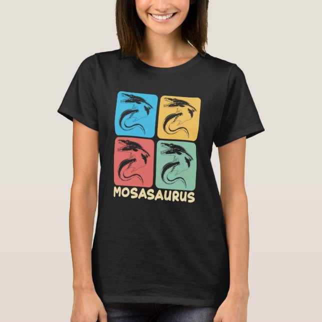 Mosasaurus Dino Prehistoric Dinosaur  2 T-Shirt (Front)