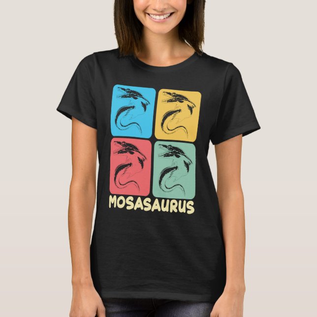 Mosasaurus Dino Prehistoric Dinosaur T-Shirt (Front)