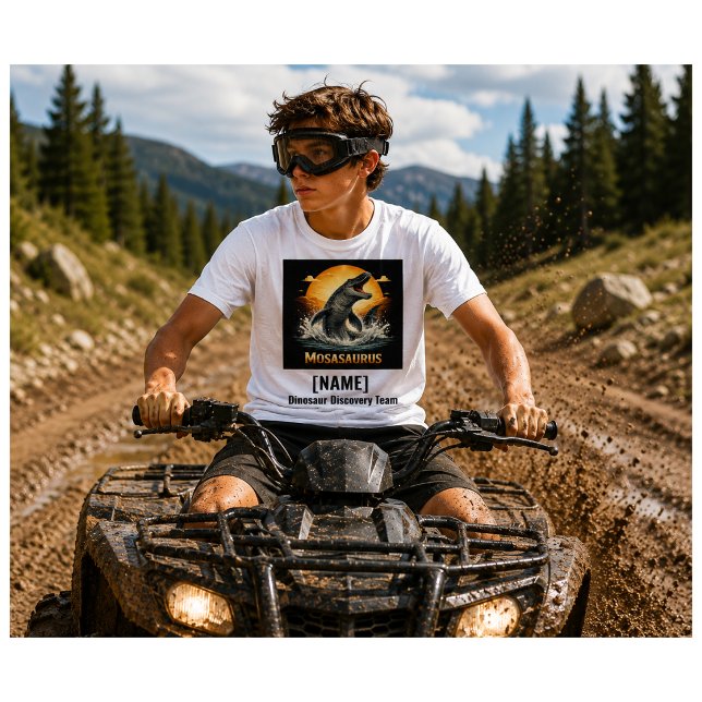 Mosasaurus Dinosaur Discovery Team T-Shirt (Creator Uploaded)