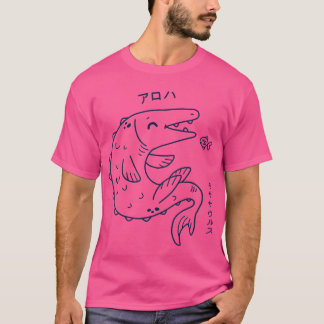 Mosasaurus Kawaii Dinosaur Japanese Dino Tee