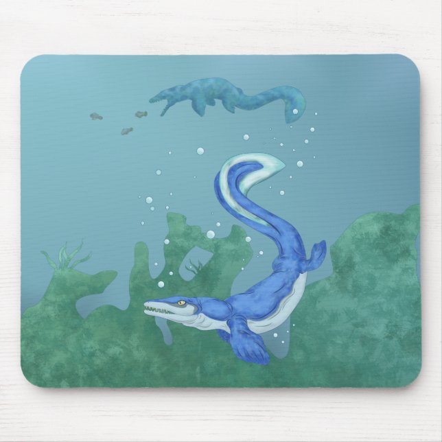 Mosasaurus Mouse Mat (Front)