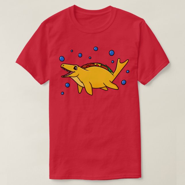 Mosasaurus Taco T-Shirt (Design Front)
