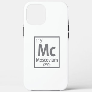 Moscovium - Russian Science Periodic Table iPhone 12 Pro Max Case
