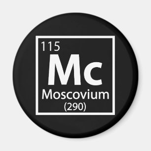 Moscovium - Russian Science Periodic Table Magnet
