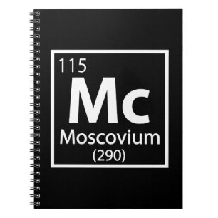 Moscovium - Russian Science Periodic Table Notebook
