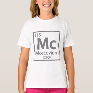 Moscovium - Russian Science Periodic Table T-Shirt