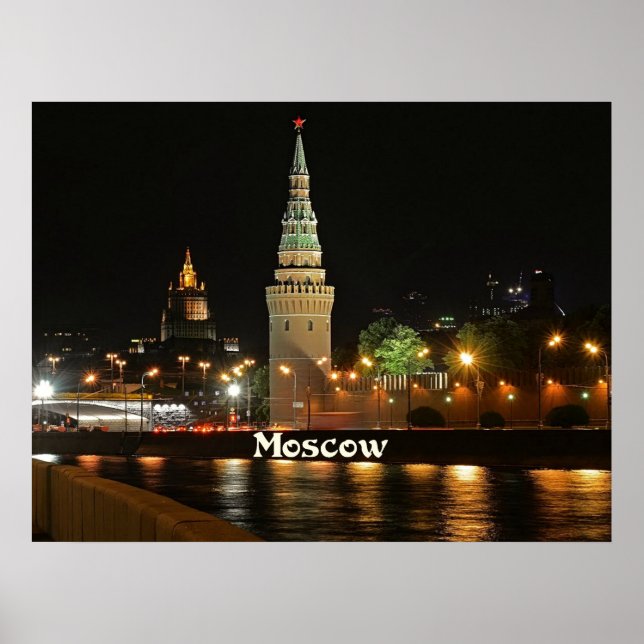 Moscow at Night Poster (Front)