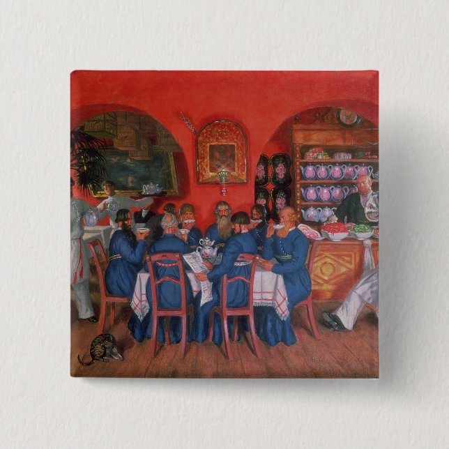 Moscow Cafe, 1916 15 Cm Square Badge (Front)