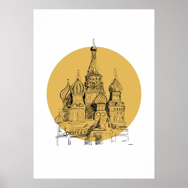 Moscow Cathedral Poster (Front)