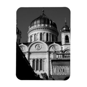 Moscow Christ The Saviour Cathedral Architecture Magnet
