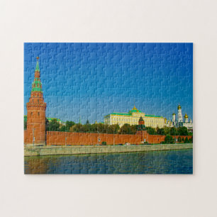 Moscow City Kremlin Moskva Landscape Architecture Jigsaw Puzzle