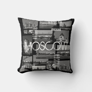 Moscow City St Basil's Cathedral Architecture City Cushion