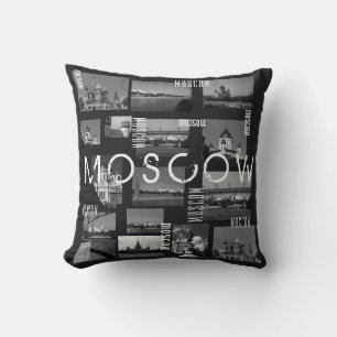 Moscow City St Basil's Cathedral Architecture City Cushion