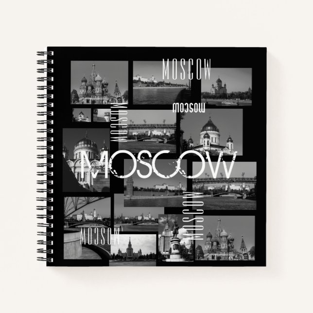 Moscow City St Basil's Cathedral Architecture City Notebook (Front)