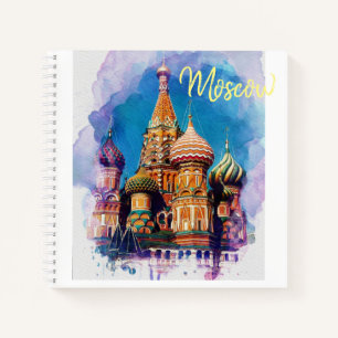 Moscow City St Basil's Cathedral Architecture Notebook