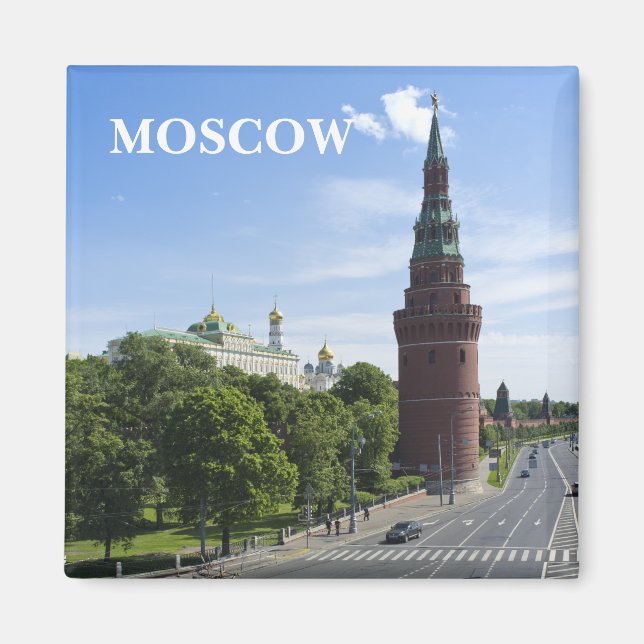 Moscow cityscape magnet (Front)