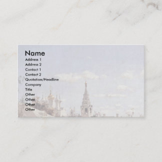Moscow Court By Polenow Wassilij Dimitriewitsch Business Card