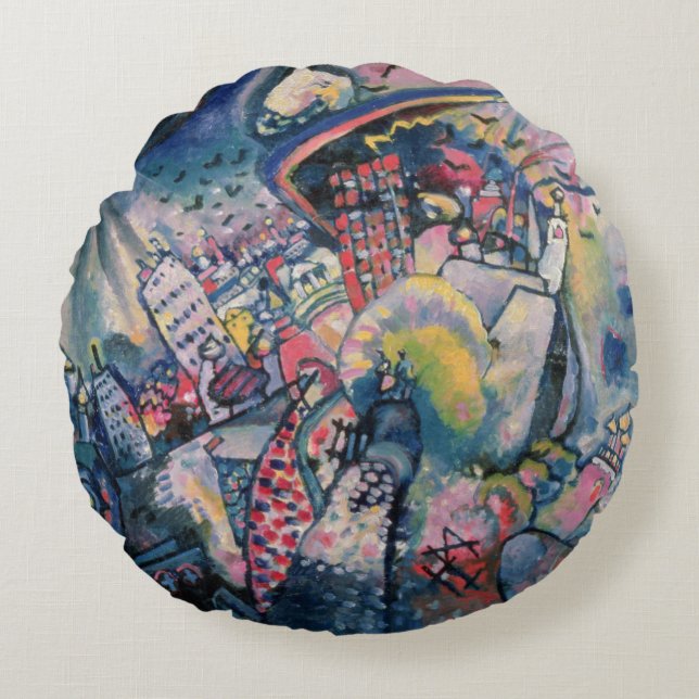 Moscow I, 1916 Round Cushion (Front)