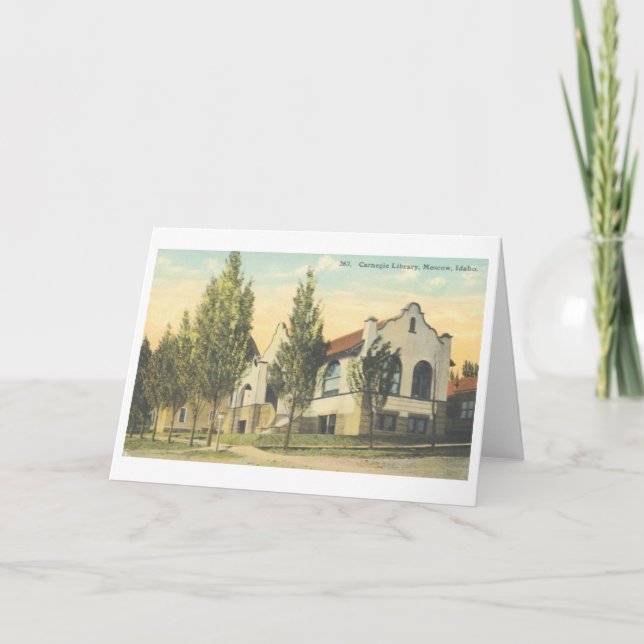 Moscow Idaho Carnegie Library Card (Front)