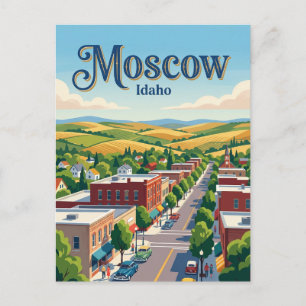 Moscow Idaho Postcard