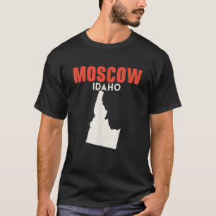 Moscow Idaho USA State America Travel Idahoan T-Shirt