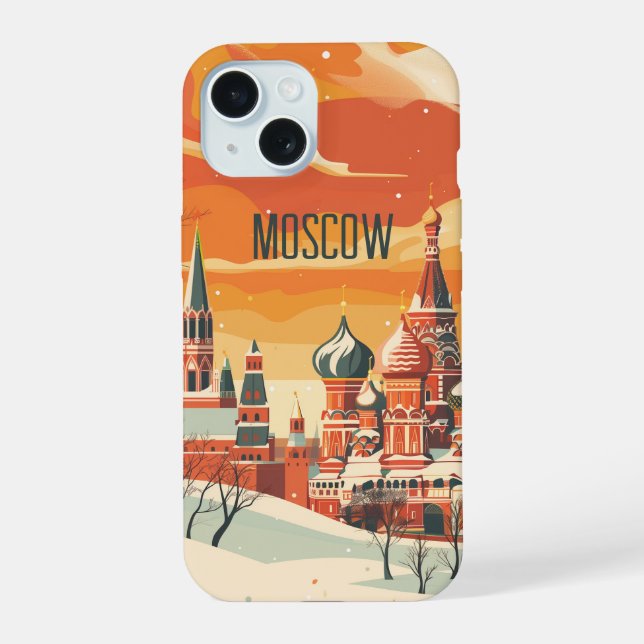 Moscow iPhone 15 Case (Back)