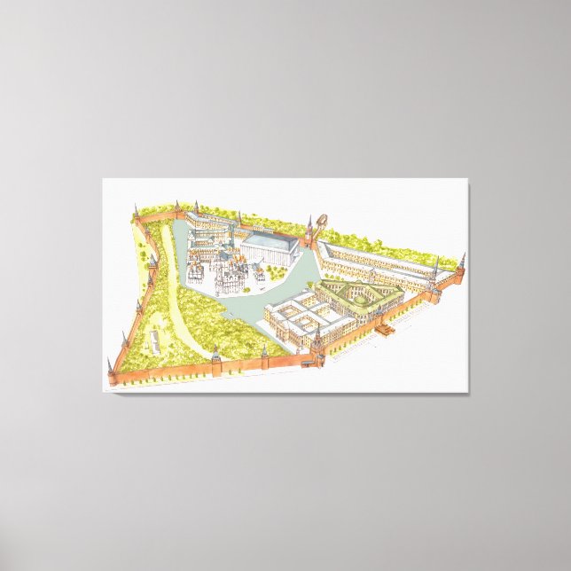 Moscow Kremlin Canvas Print (Front)