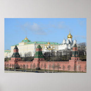 Moscow Kremlin Poster