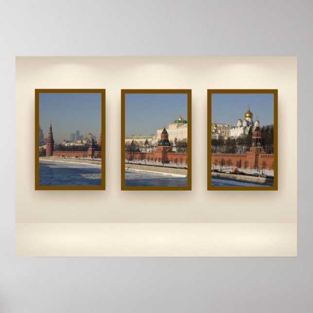 Moscow Kremlin Poster (Front)