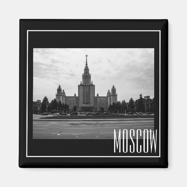 Moscow Lomonosov State University Magnet (Front)