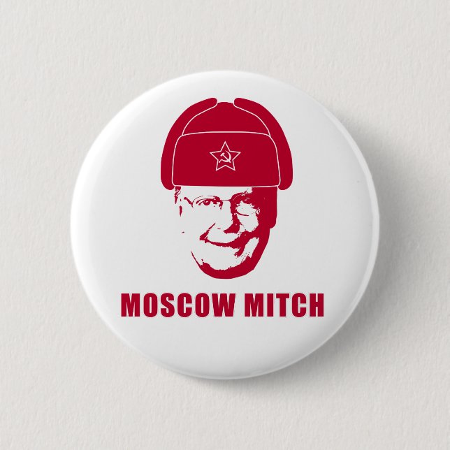 Moscow Mitch 6 Cm Round Badge (Front)