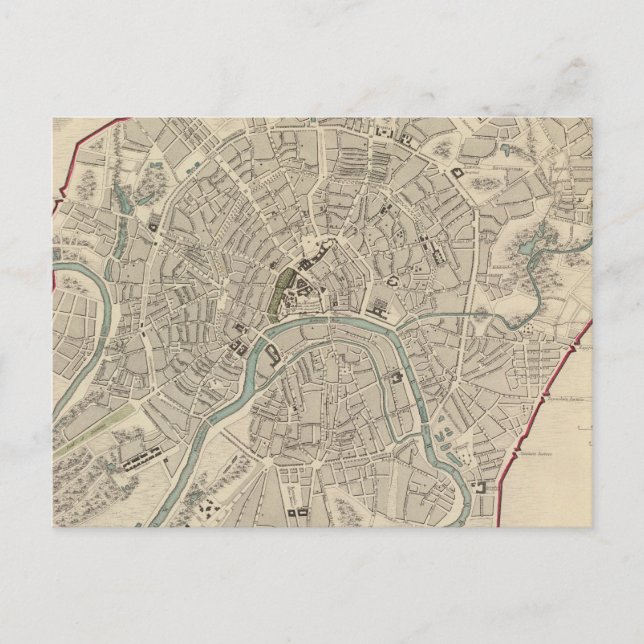 Moscow Moskvy Postcard (Front)