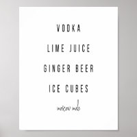Moscow Mule Cocktail Recipe
