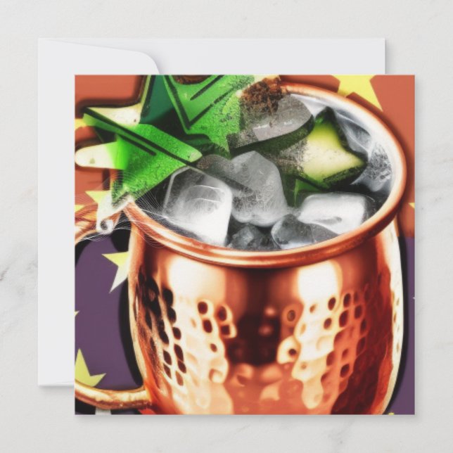 Moscow Mule Holiday Card (Front)