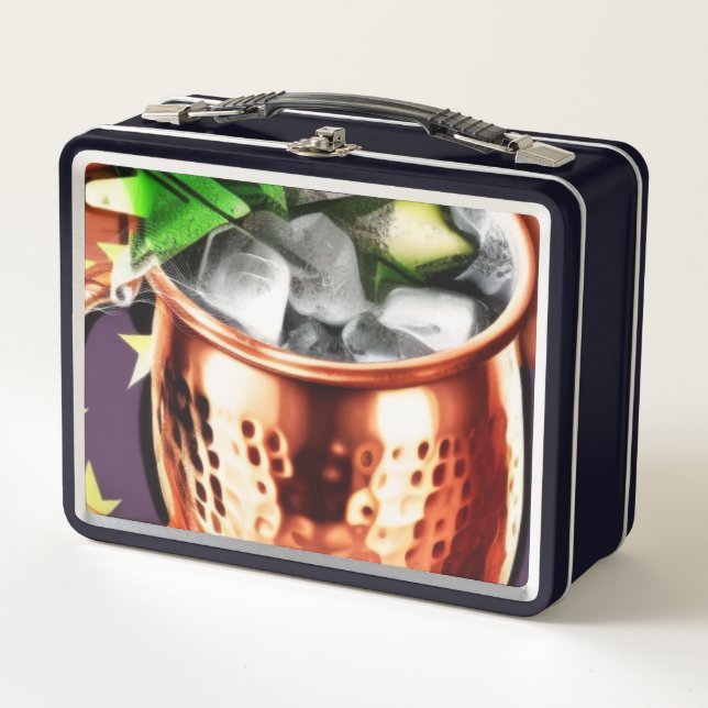 Moscow Mule Metal Lunch Box (Front)